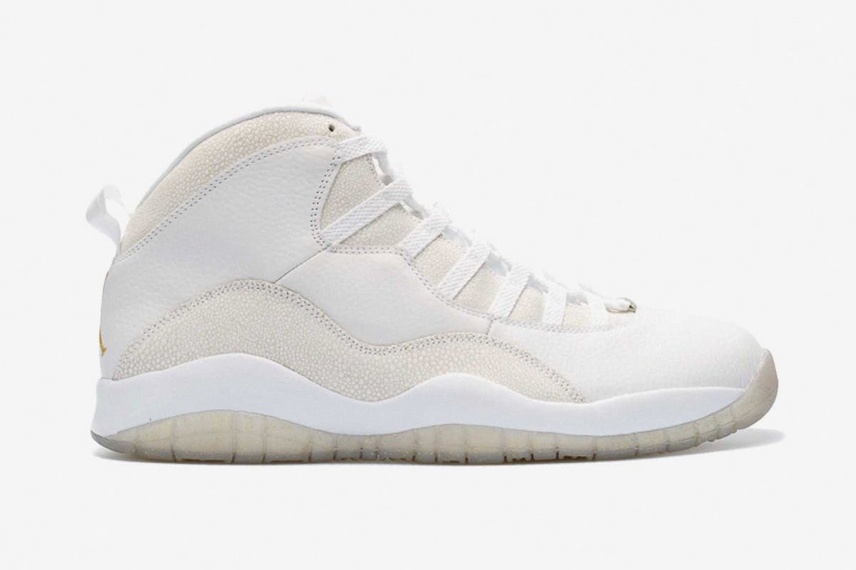 2016 solid gold drake ovo air jordan 10s